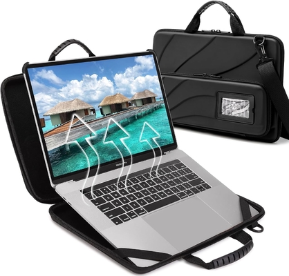 BUG 14.2-15.6 polegadas Laptop Case Hard Shell, Protector Laptop Carrying Case com suporte para dissipação de calor