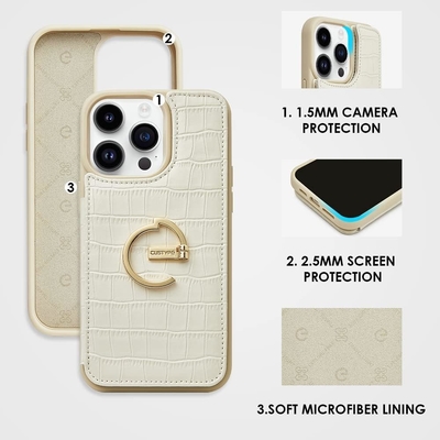 iPhone 13Pro Max 6.7&quot;, caixa de carteira com porta-cartas, caixa de proteção de couro com porta-anel,