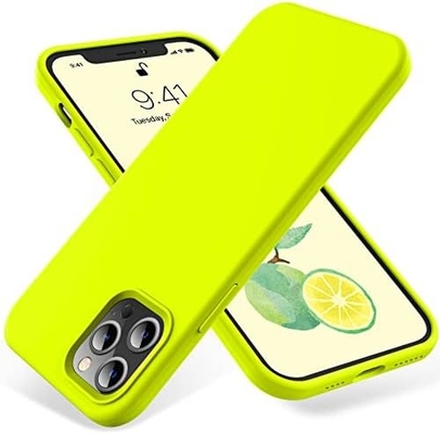 Capa do iPhone 12 Pro Max, Proteção de grau militar, Silicone à prova de choque, Anti-impressão digital e anti-deslizamento, Capa do telefone