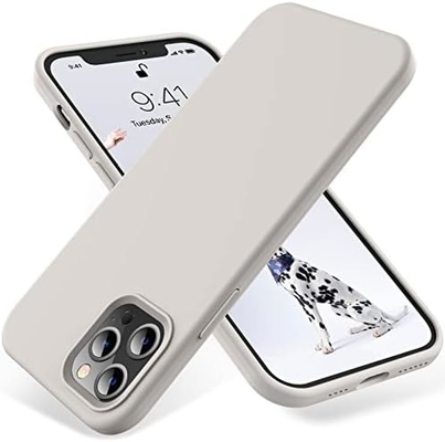 Capa do iPhone 12 Pro Max, Proteção de grau militar, Silicone à prova de choque, Anti-impressão digital e anti-deslizamento, Capa do telefone