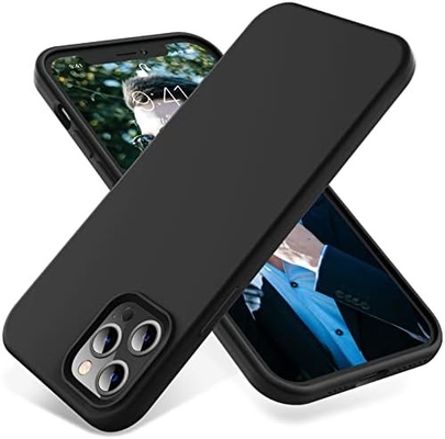 Capa do iPhone 12 Pro Max, Proteção de grau militar, Silicone à prova de choque, Anti-impressão digital e anti-deslizamento, Capa do telefone