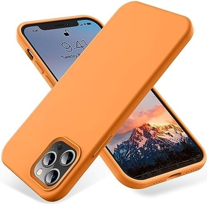 Capa do iPhone 12 Pro Max, Proteção de grau militar, Silicone à prova de choque, Anti-impressão digital e anti-deslizamento, Capa do telefone