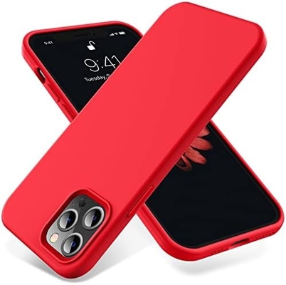 Capa do iPhone 12 Pro Max, Proteção de grau militar, Silicone à prova de choque, Anti-impressão digital e anti-deslizamento, Capa do telefone