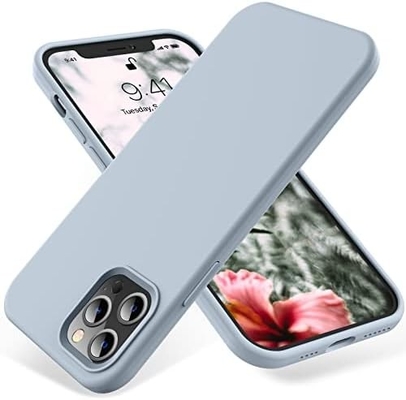 Capa do iPhone 12 Pro Max, Proteção de grau militar, Silicone à prova de choque, Anti-impressão digital e anti-deslizamento, Capa do telefone