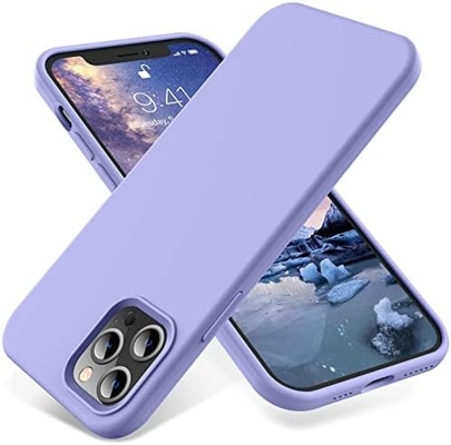 Capa do iPhone 12 Pro Max, Proteção de grau militar, Silicone à prova de choque, Anti-impressão digital e anti-deslizamento, Capa do telefone