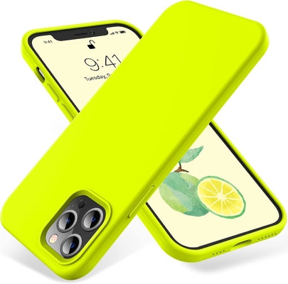 Capa do iPhone 12 Pro Max, Proteção de grau militar, Silicone à prova de choque, Anti-impressão digital e anti-deslizamento, Capa do telefone