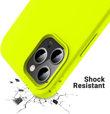 Capa do iPhone 12 Pro Max, Proteção de grau militar, Silicone à prova de choque, Anti-impressão digital e anti-deslizamento, Capa do telefone