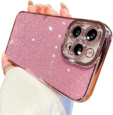 iPhone 12 Pro Max design de caixa transparente, built-in brilho luxo papel brilhante, pop e bonito