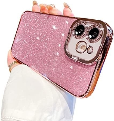 iPhone 12 Pro Max design de caixa transparente, built-in brilho luxo papel brilhante, pop e bonito