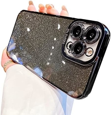 iPhone 12 Pro Max design de caixa transparente, built-in brilho luxo papel brilhante, pop e bonito