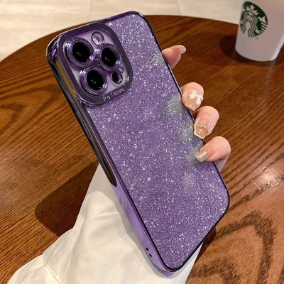 iPhone 12 Pro Max design de caixa transparente, built-in brilho luxo papel brilhante, pop e bonito