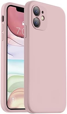 Compatível com caixa do iPhone 11, Silicone líquido com bordas quadradas.