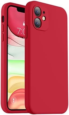 Compatível com caixa do iPhone 11, Silicone líquido com bordas quadradas.