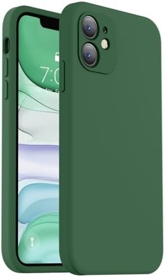 Compatível com caixa do iPhone 11, Silicone líquido com bordas quadradas.