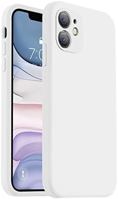 Compatível com caixa do iPhone 11, Silicone líquido com bordas quadradas.