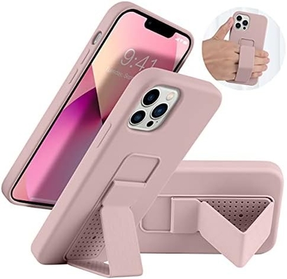 Caixa de kickstand de silicone compatível com a caixa do iPhone 11 (6,1 polegadas) Stand vertical e horizontal