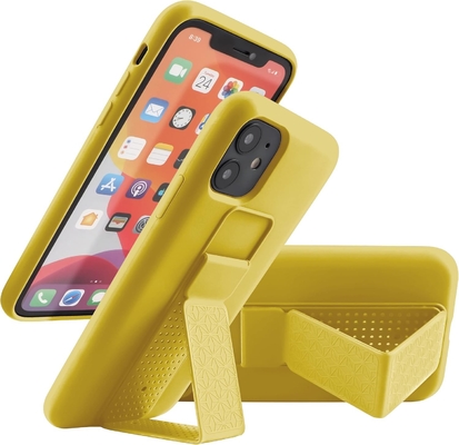 Caixa de kickstand de silicone compatível com a caixa do iPhone 11 (6,1 polegadas) Stand vertical e horizontal
