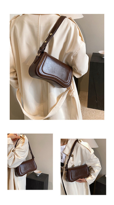 Bolsa de ombros pequena para mulheres Bolsa de crossbody da moda Bolsas de couro à prova d'água Bolsas de mão de embreagem Tote Bolsas de design