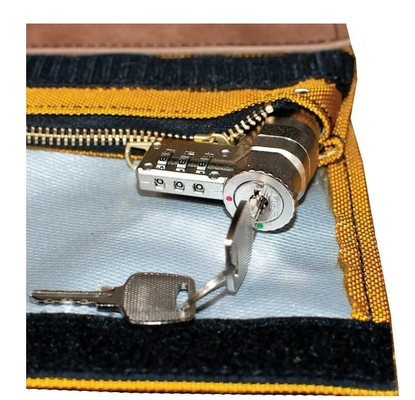 Saco de Correio Resistente ao Fogo Feito sob encomenda Com o revestimento de couro de tufo, fundo quadrado, alças de palmeira duráveis e fechado, é certamente um produto valioso em todos os escritórios, salas de correio ou armazéns!