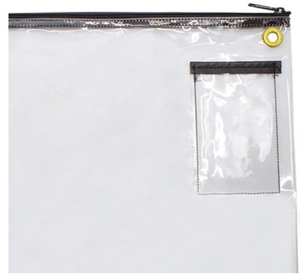 Interoffice Transit Clear Mailbag A bolsa de correio transparente é ideal para cartas, correio de tamanho legal, arquivos, relatórios e muito mais