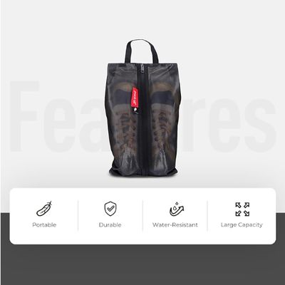 pack all Shoe Bag for Travel, Water-Resistant Shoe Pouch for Gym, Odor-Resistant Soccer Cleats Bag for Sport