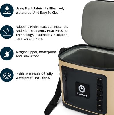 Saco de refrigeração à prova de água Multi Scenario Com Construção de TPU à prova de vazamento 24 Horas de retenção de gelo e correias ajustáveis confortáveis para versáteis