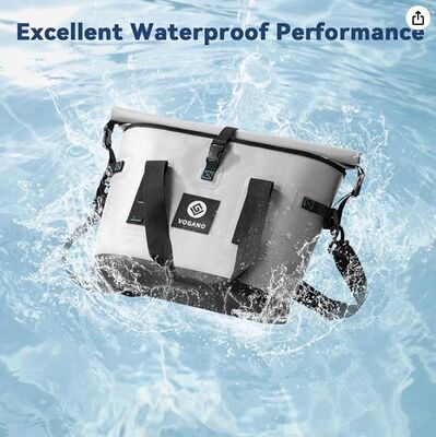 40 Can Soft Cooler Bag - Insulated Leak-Proof Large Cooler Bag with Roll-Top Waterproof Seal | Portable Ice Chest for Camping, Beach, Travel, Picnics | 12HR Cold Retention