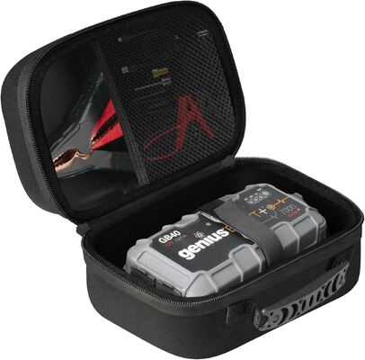 EVA Proteção Case Compatível com NOCO GB20/GB40/GBX45/GB50 Jump Starters, AstroAI S8/NEXPOW/BIUBLE/BUTURE/HULKMAN Até 8,2 "x 4,7" x 3,5 "todos podem ser armazenados,Portable Travel Case apenas