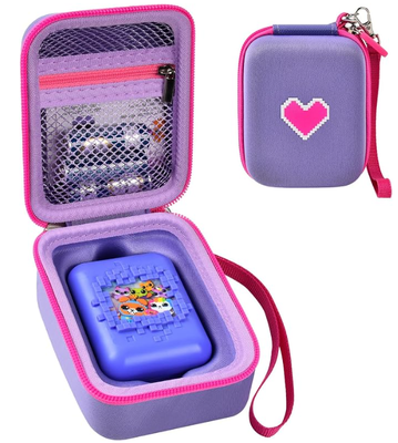 Estojo de Transporte Personalizado para Animal de Estimação Digital Interativo Bitzee | Bolso para Bateria e Alça de Mão Destacável, Previne Quedas e Arranhões, Armazenamento para Viagem e Presente, Apenas Caixa