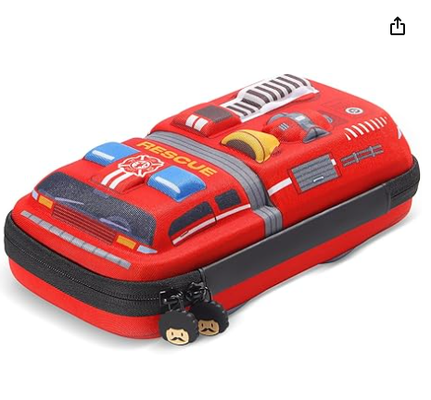 Estojo de Lápis Rockpapa de Grande Capacidade para Carro de Corrida Esportivo, Caixa de Lápis, Caixa de Armazenamento para Estudantes Escolares, Meninos, Adolescentes, Crianças, Meninas