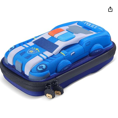 Estojo de Lápis Rockpapa de Grande Capacidade para Carro de Corrida Esportivo, Caixa de Lápis, Caixa de Armazenamento para Estudantes Escolares, Meninos, Adolescentes, Crianças, Meninas