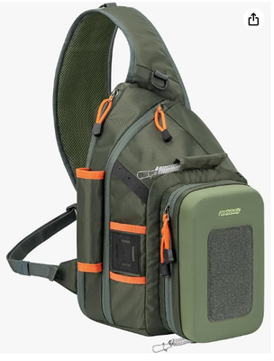 Mochila de Pesca com Estação de Trabalho e Porta-Rede | Cabe até 2 caixas de pesca 3600, Sistema MOLLE, Mochila Leve de Casco Rígido EVA para Exterior