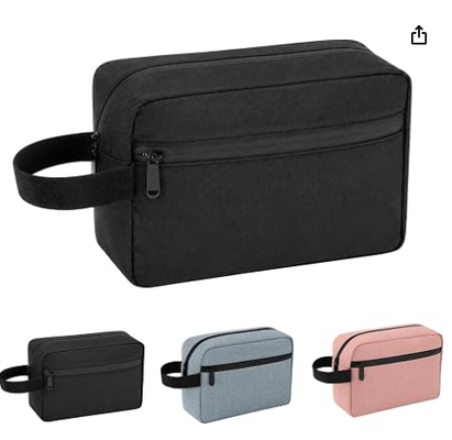 Necessaire de Viagem Masculina e Feminina com Gancho para Pendurar, Rosa | Necessaire à Prova d'Água para Artigos de Higiene Pessoal, Kit de Barbeiro e Organizador de Maquiagem com Gancho, para Viagem, Banheiro, Presente