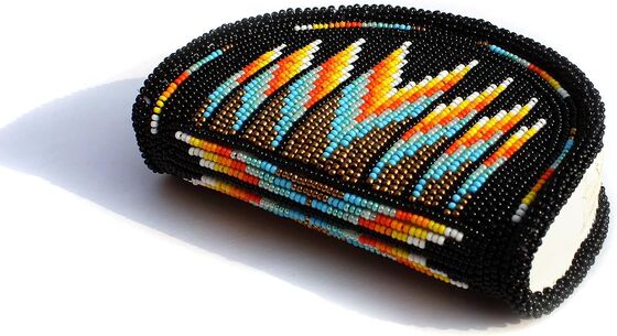 Bolsa de Moedas Leve com Coração de Miçangas OU Feita à Mão e Tamanho de Estádio com Fechamento Seguro com Zíper Lateral Perfeita para Eventos de Dia de Jogo