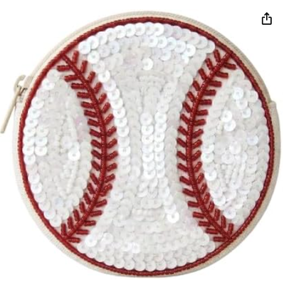 Bolsa de Moedas de Pérolas Troca de Bolsa de Bolsa Bolsa de Bolsa Softball ♪