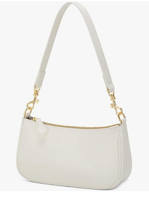 Bolsa Pequena Preta Feminina, Mini Bolsa de Ombro Fofa com Fechamento em Zíper | 2 Alças Removíveis, Bolsa Retro de Axila, Bolsa Transversal Clássica, Bolsa de Mão Feminina