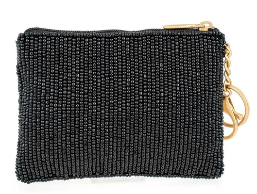 Jogue de novo Moeda Bolsa de Olho de apanhar borboleta bolsa de moedas com desenhos florais de contas ousados brincalhão brincalhão e fechamento do zíper perfeito para pequenas coisas essenciais