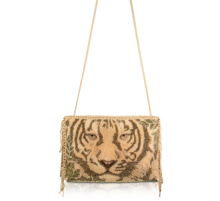 Bubbles & Bliss Crossbody Handbag Bolsa para telefone Baeded Savage Crossbody Handbag