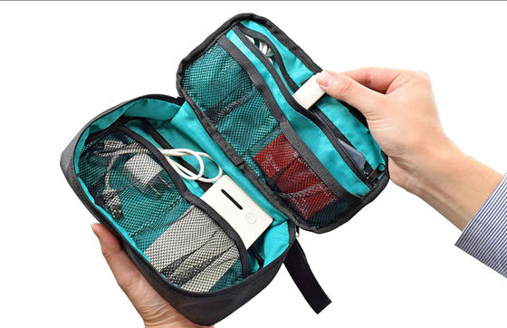Forro de Mesh Pocket Inside 210T do exemplo de EVA Fascia Gun Electronic Hard