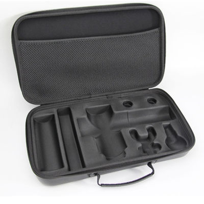 Poliéster à prova de choque das cores 1680D do preto de EVA Massage Gun Carrying Case