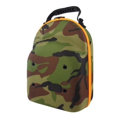 Estojo de Armazenamento Portátil em EVA com Casca Rígida e Cor Camuflada Ideal para Bonés de Beisebol e Acessórios de Viagem