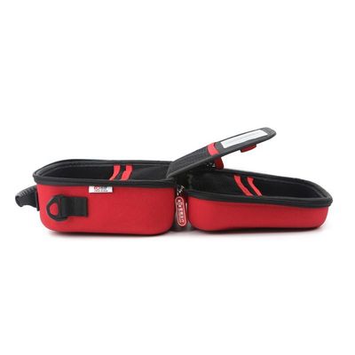 Kit de primeiros socorros de grau médico EVA portátil com bolsos de malha personalizáveis e correias elásticas para organização