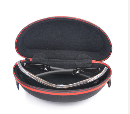Impressão preta de EVA Sunglasses Case Custom Logo do poliéster 1680D