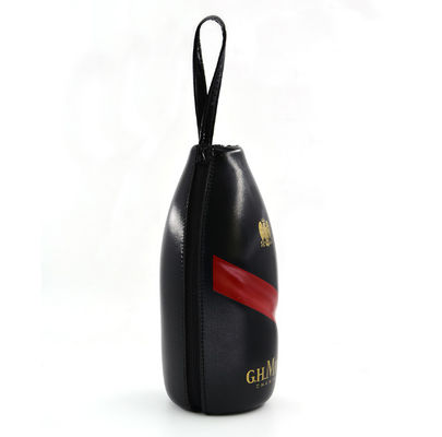 Poliéster 600D EVA Hard Cases Wine Packing de couro do plutônio com correia