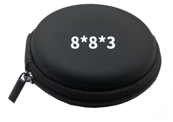 Fone de ouvido EVA Hard Cases do zíper 8X8X3