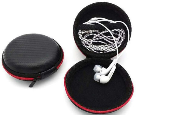 Fone de ouvido EVA Hard Cases do zíper 8X8X3