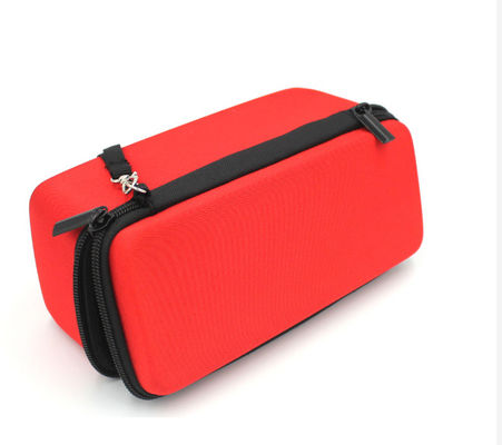 Porta-vozes EVA de couro PU à prova de choque Caso de rede de cor Pantone Bolso Eva Caso duro Porta-vozes à prova de choque Caso/saco com alça BY Material de couro PU