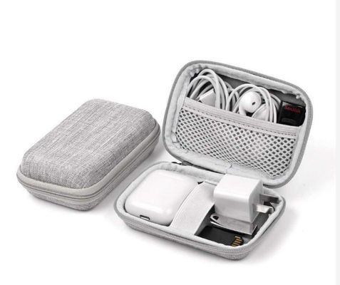 Mini Earphone Pouch Case Velvet impermeável que alinha o logotipo de gravação