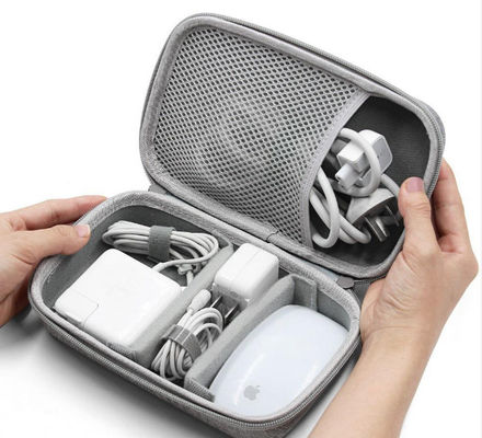 Mini Earphone Pouch Case Velvet impermeável que alinha o logotipo de gravação