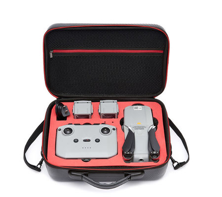 Estojo de Armazenamento Protetor Rígido Preto em EVA com Interior de Espuma e Alça de Ombro Ideal para Necessidades de Armazenamento e Transporte Seguros